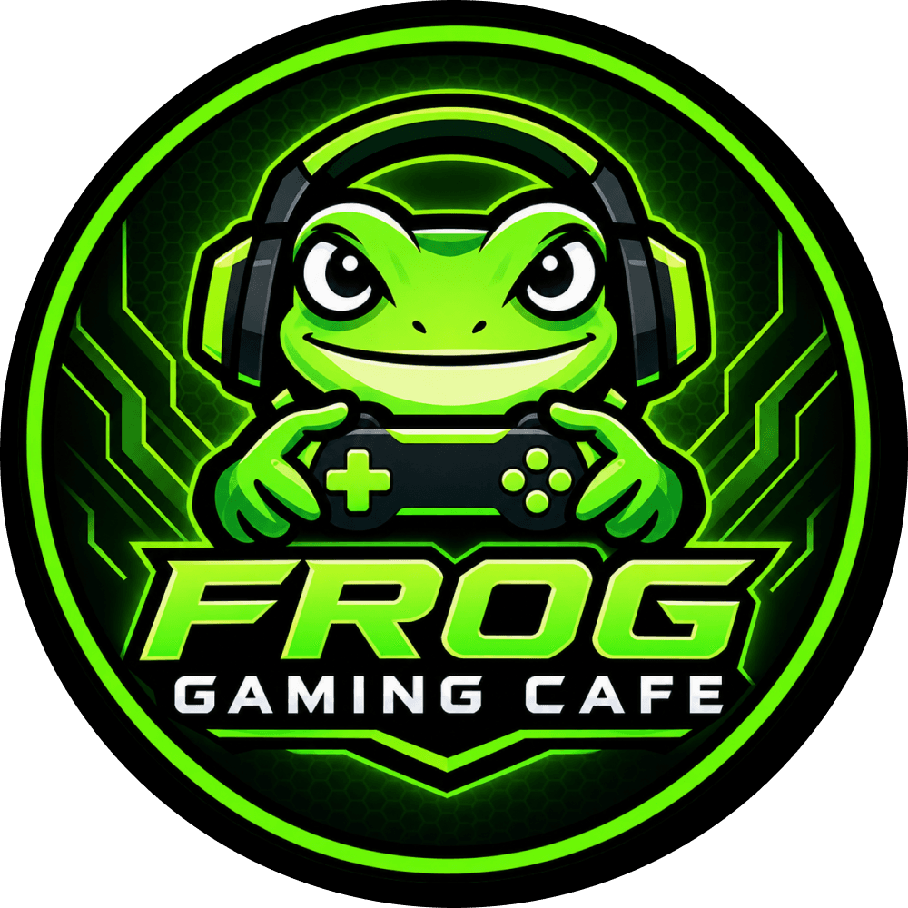 Frog Gaming Cafe logo
